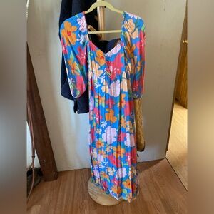 Floral Blue Maxi Dress billabong
